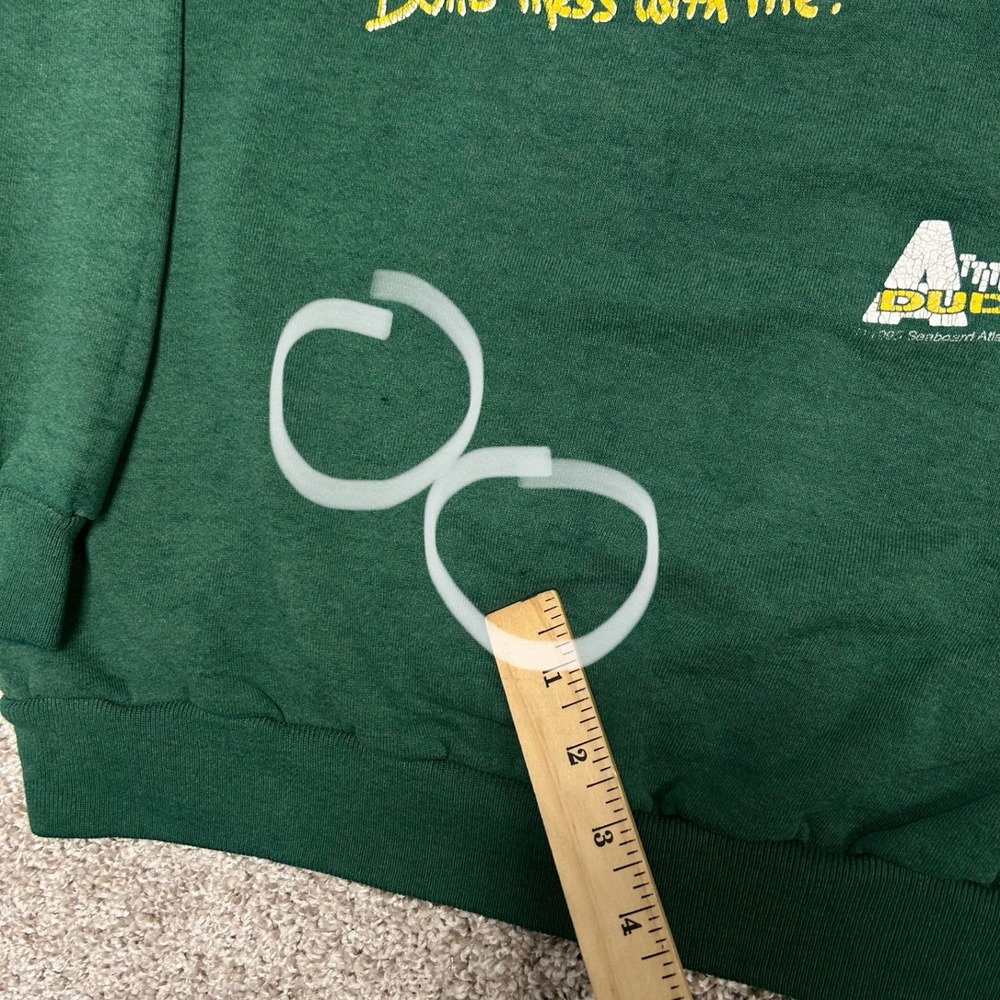 Distressed Vintage Attitude Dude Sweatshirt Don't Mess With Me 90s Common Thread - Picture 6 of 10